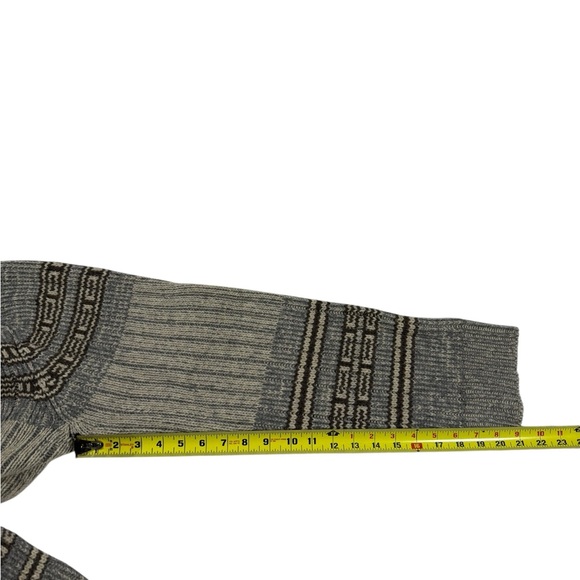 The Territory Ahead XXL Lambswool Full Zip Sweater Jacket Western Eagle Pattern - Picture 5 of 9